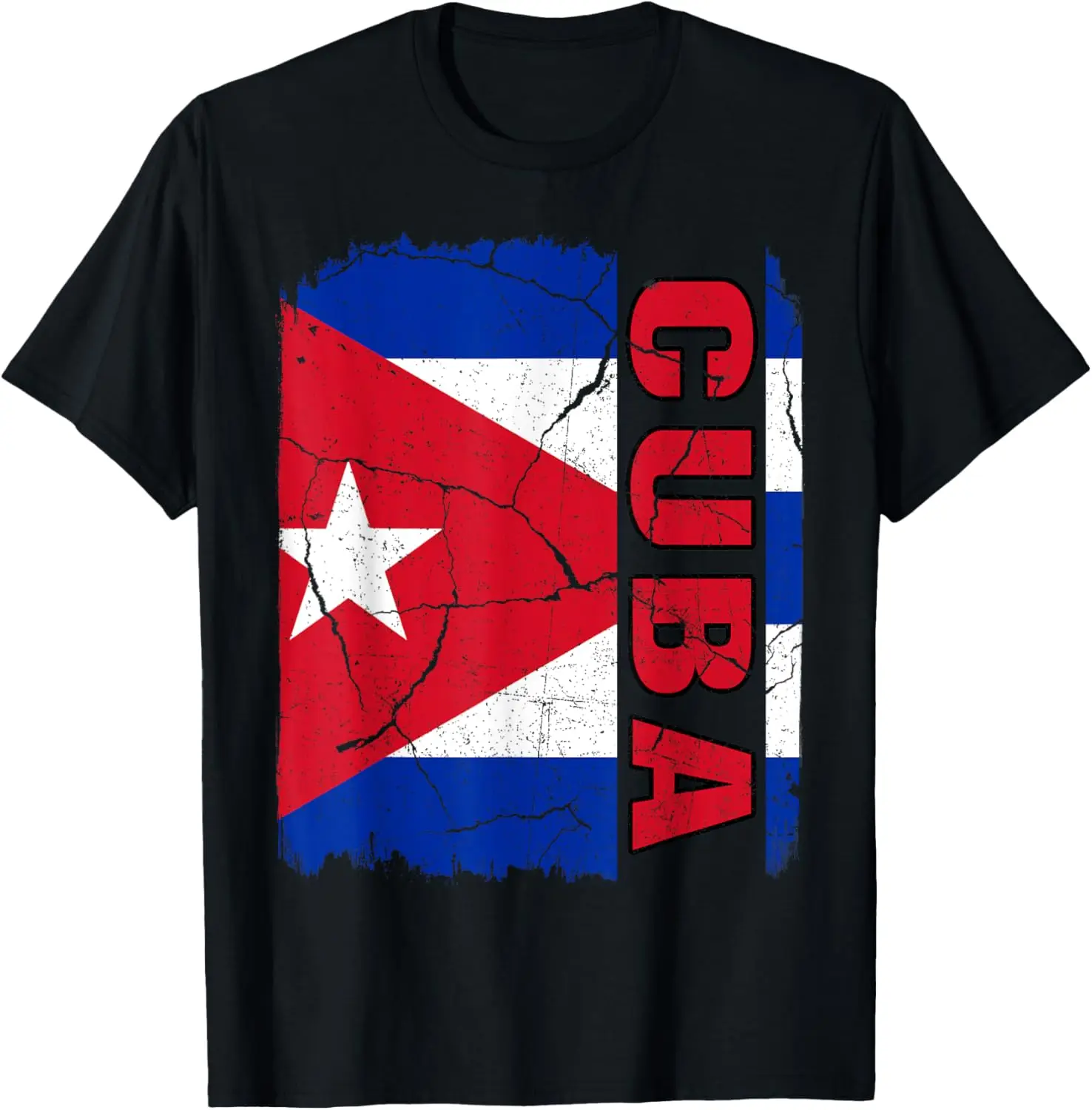 

Винтажная подарочная футболка с кубинским флагом Кубы Pride Roots, 100% хлопок