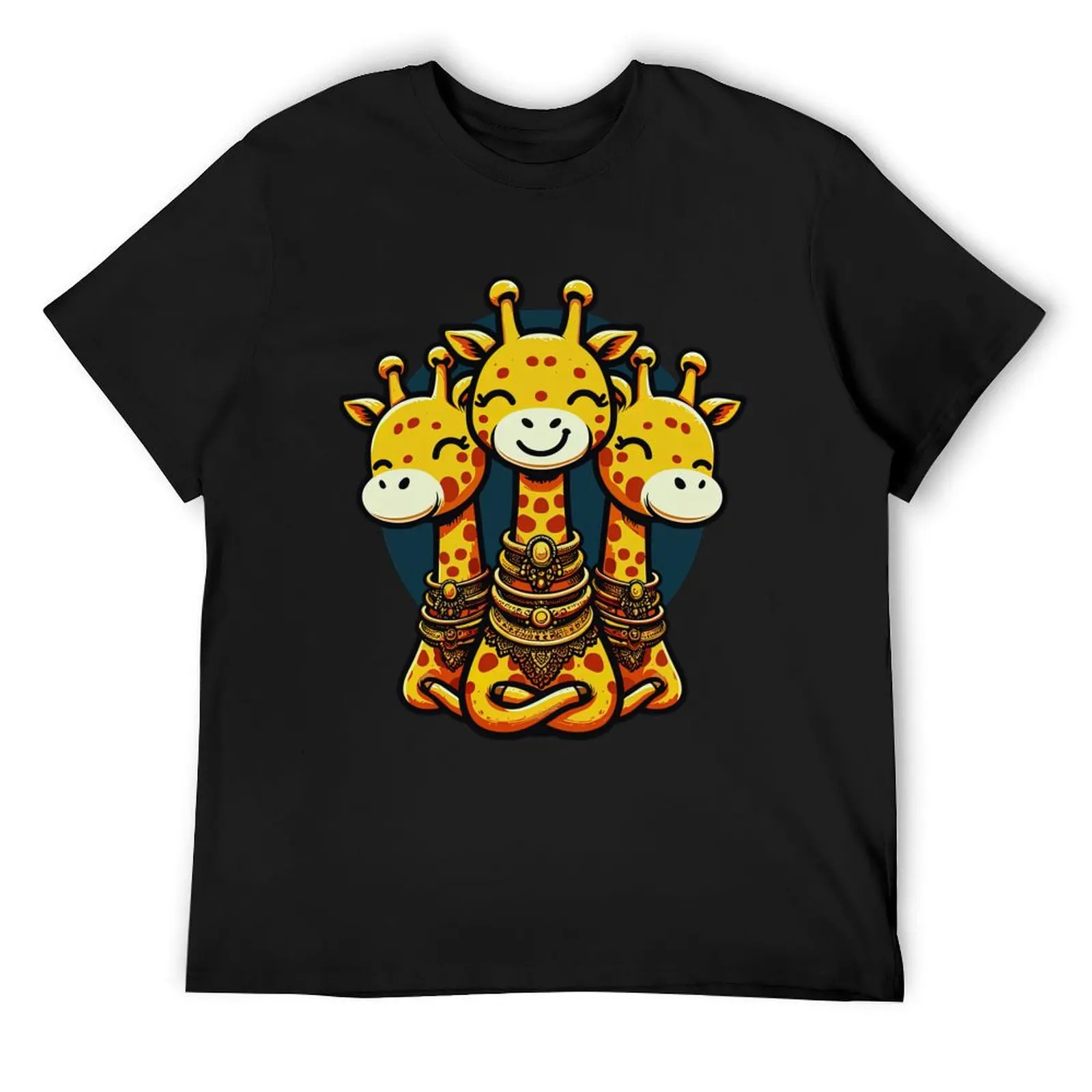 Padaung Giraffe, Kayan Style T-Shirt cute tops cotton graphic tees black t-shirts for men