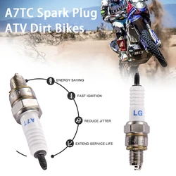 1PC A7TC Spark Plug For GY6 50cc 70cc 90cc 110cc 125cc 150cc ATV Dirt Bikes Go Kart Moped Quad