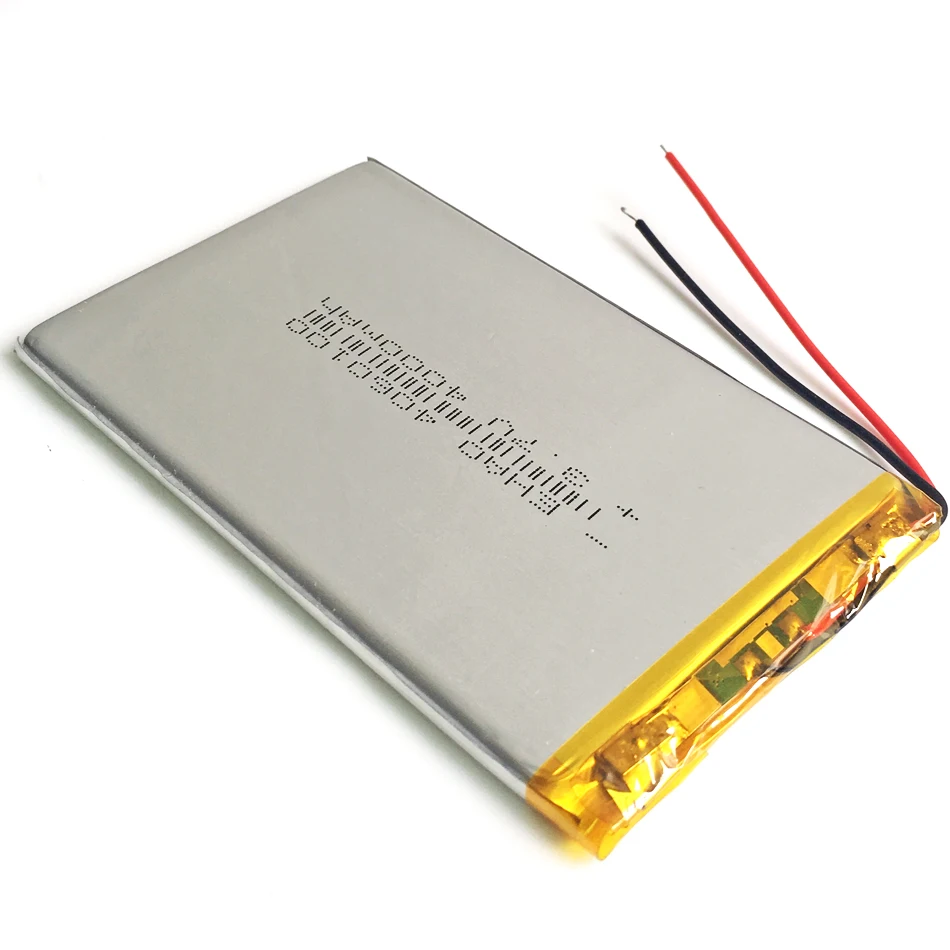 Batería de polímero de litio recargable para tableta, PC, 3,7 V, 4000mAh, 4060100, PSP PAD, DVD, portátil, cámara, 10 Uds.