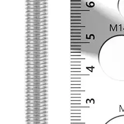 

Измерительная линейка для измерения шага резьбы для винта, экономия места, измерительный инструмент для бит, болта, гайки, винта, ремесленной промышленности и дома