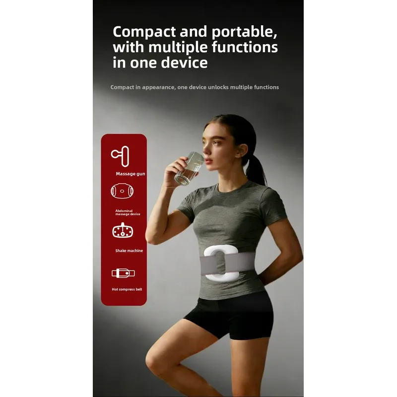 Variable Speed Fascia Massage Ring, Multi-level Settings Muscle Massager, Massage Tool for Shoulder Neck Back & Waist Relaxation