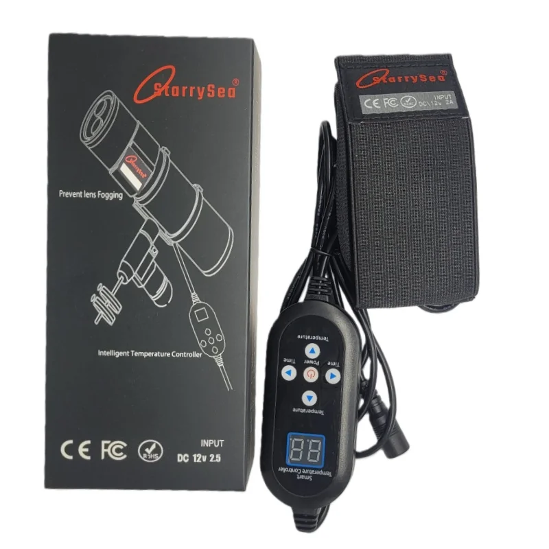 Starrsea Anti Fog Belt Lens Dew Heater Heating Demister Strap for Guide Scope/Eyepiece/Telescope/Camera Lens