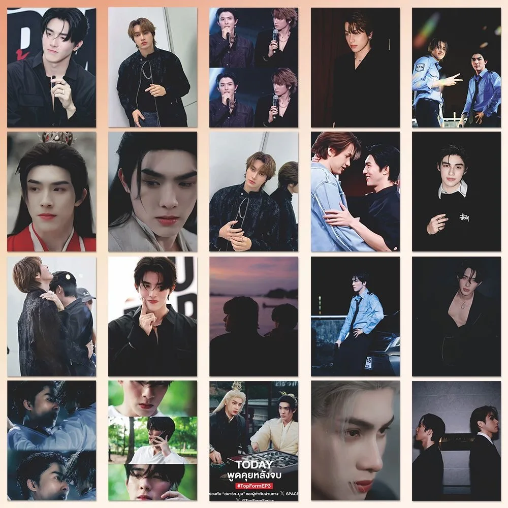 60PC/SET Smartboom Photo Sticker Thai TV Top Form Drama Stills Hand Account Materials Notebook Phone DIY