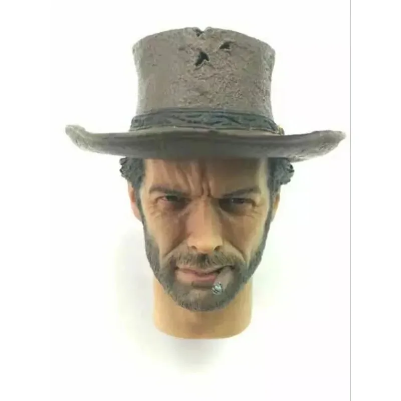 Głowa w skali 1/6, męski żołnierz, kowboj z Zachodu, do Hot Toys, figurki akcji, Headplay HW/Szyja