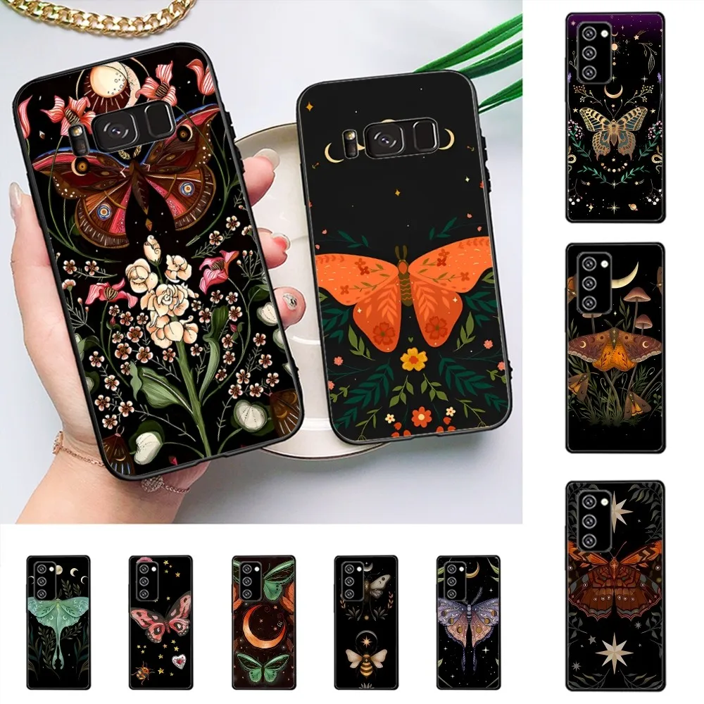 Forest Magical Moth Thistle Phone Case For Samsung J 7 Plus 7core J7 Neo J6 Plus Prime J6 J4 J5 Mobile Cover