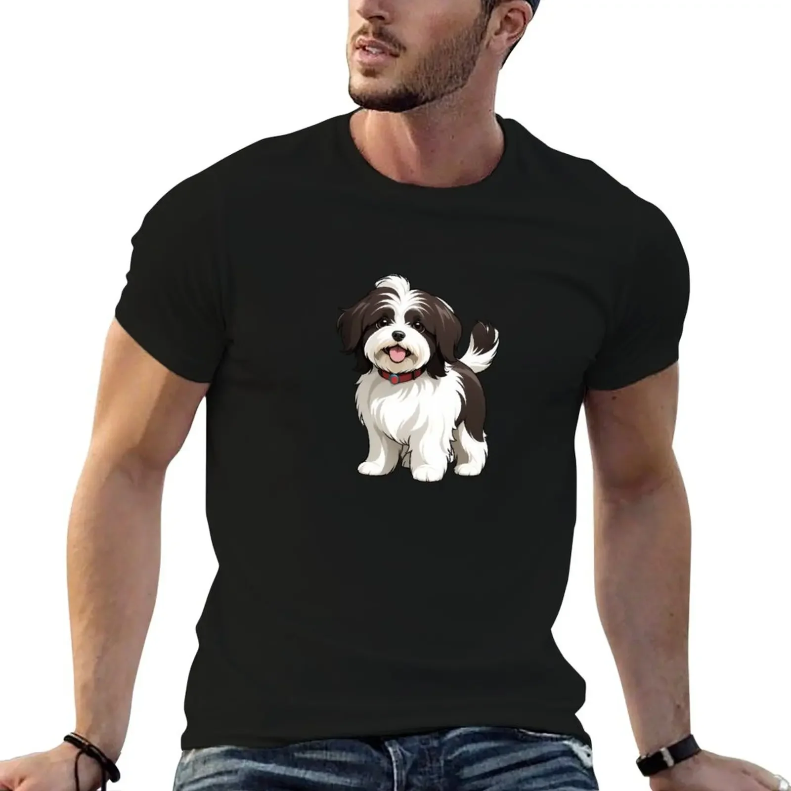 

Adorable Little Havanese Dog T-Shirt designer shirts plus size clothes cute clothes graphic t shirts mens fashion