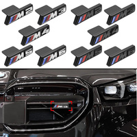 ABS Car Styling Logo Badge Front Grille Grill Emblem Accessory Decoration For BMW M Logo M1 M2 M3 M4 M5 M6 M7 M8 X2M X3M E60 E46