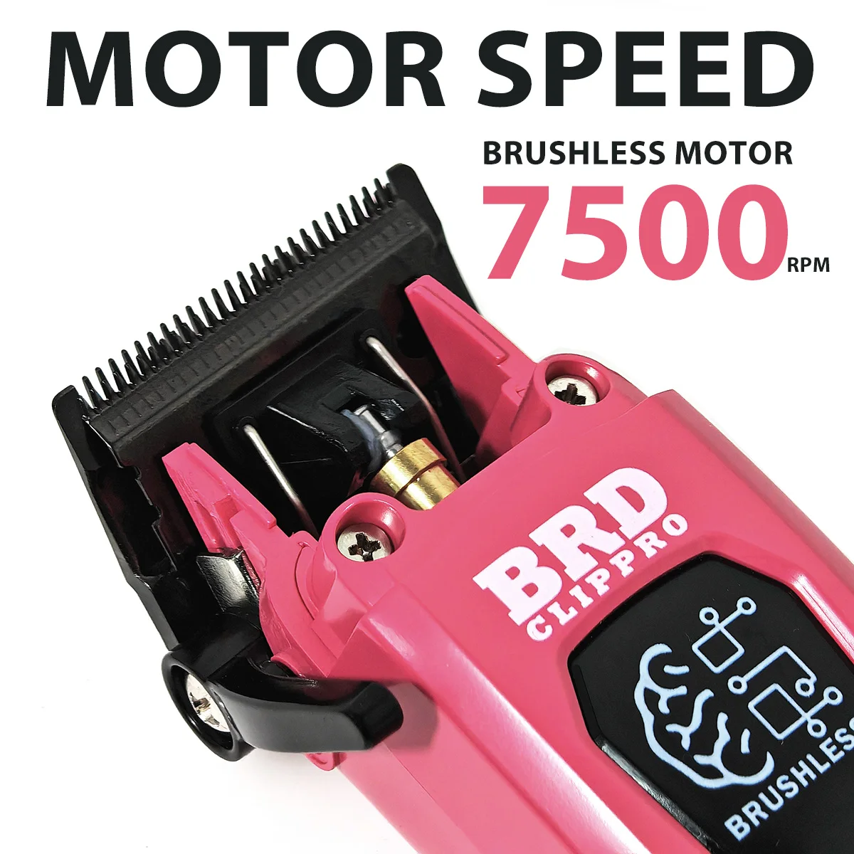 BRDCLIP 7500RPM Brushless Motor Professional Hair Clipper Barber Hair Cutting Machine Kit Salon Hair Trimmer for Men 106 078