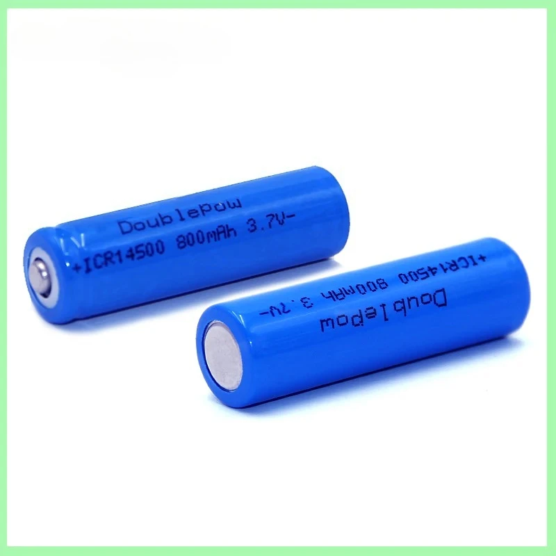 14500 3.7V 800mAh Li-ion Rechargeable Battery for LED Solar Light Flashlight Toys Digital Camera