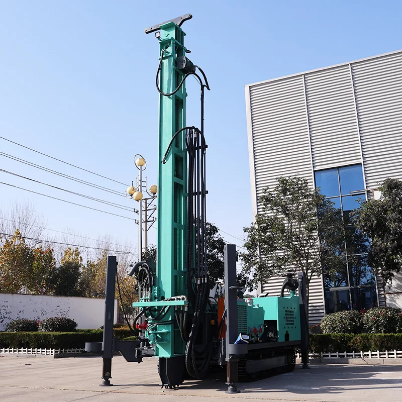 Precision-Gear Easy-to-Operate Diesel-Powered RC Crawler Reverse Circulation Drilling Rig Pump Max 500m Drilling Depth Essential