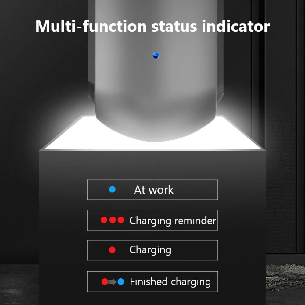 KEMEI Elektrische T9 Haarschneidemaschine Herren Haarschneidemaschine Professioneller gravierbarer Trimmer Wiederaufladbarer Ölkopfschneider KM-1757 – Detail 4