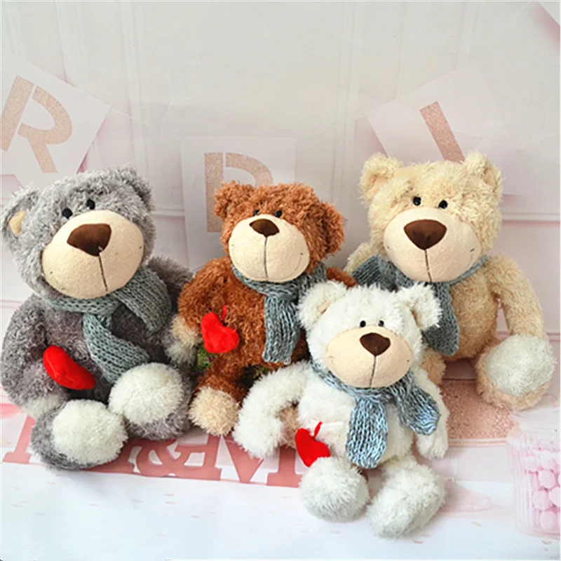 35cm 50cm 80cm Germany scarf love bear multi-color love bear home furnishings wedding birthday gifts 1pcs