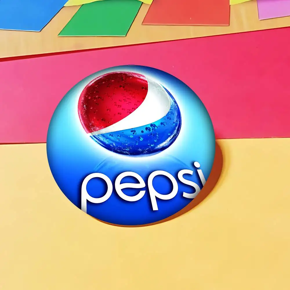 الصودا العلامة التجارية الفن-Pepsis شارات الإبداعية صفيح لينة زر دبابيس الحيوان أيقونة بروش التلبيب على ظهره شارة الملحقات دبوس