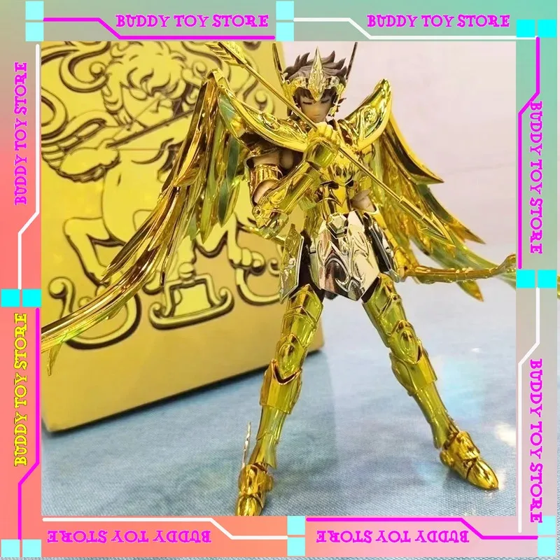 

In Stock CS Model Saint Seiya Myth Cloth EX Sagittarius Aiolos Knights of The Zodiac Anime 24K Metal Armor Action Figure