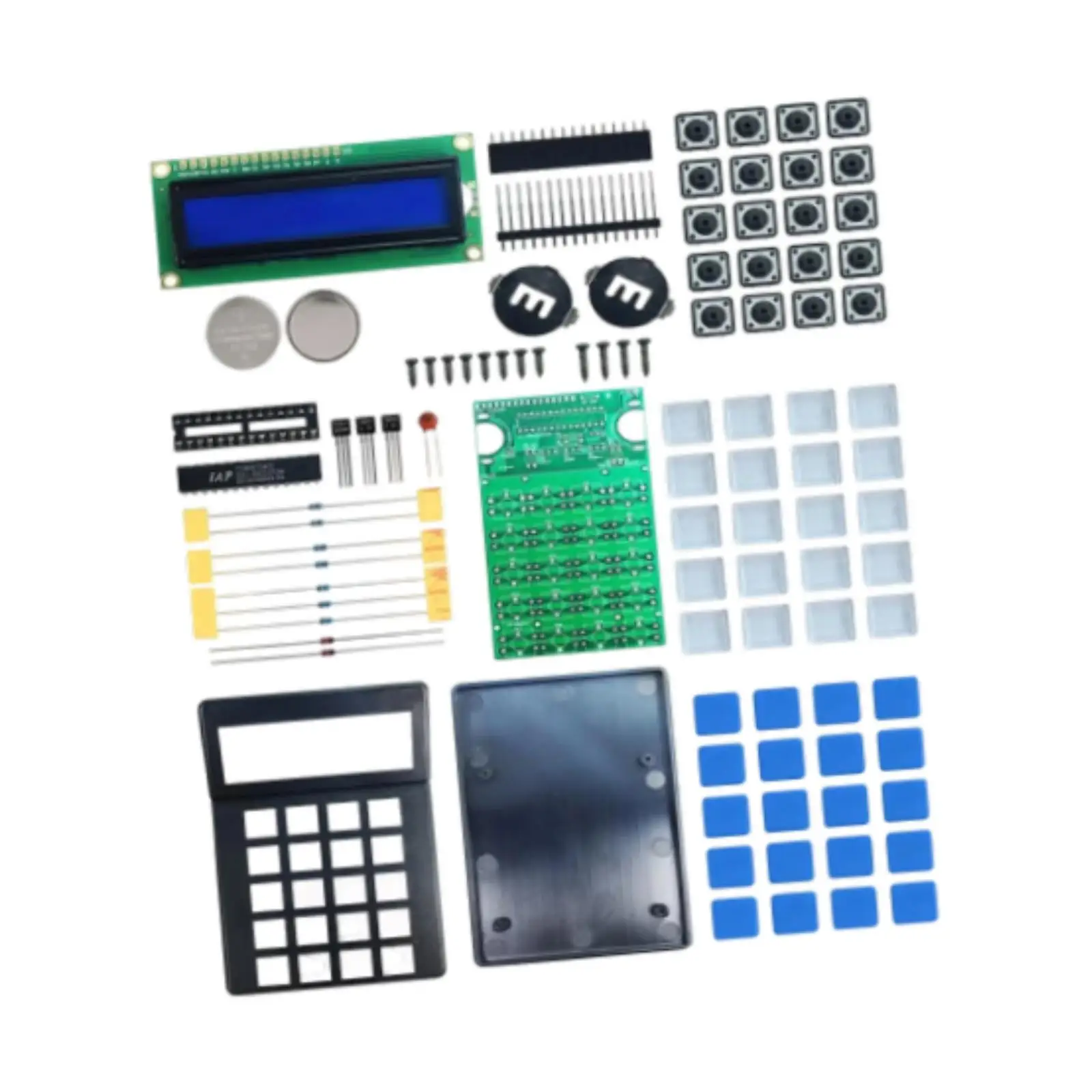 

DIY Electronic Calculator Kit, Soldering Practice Compact Sturdy Desk Calculator DIY Electronics Kit for Home Office