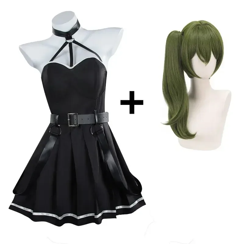 

Ubel Anime Frieren Beyond the End of the Journey Raoffh Ugel Cosplay Costume Wig Black Uniform Dress Halloween Outfits