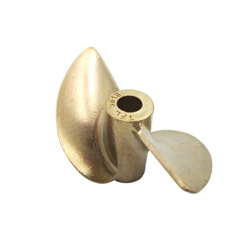 For Positive and Negative Two-blade Copper Propeller Diameter 36/37/38/40/42/45 Mm Inner Diameter 4mm 4.76mm Marine Propeller