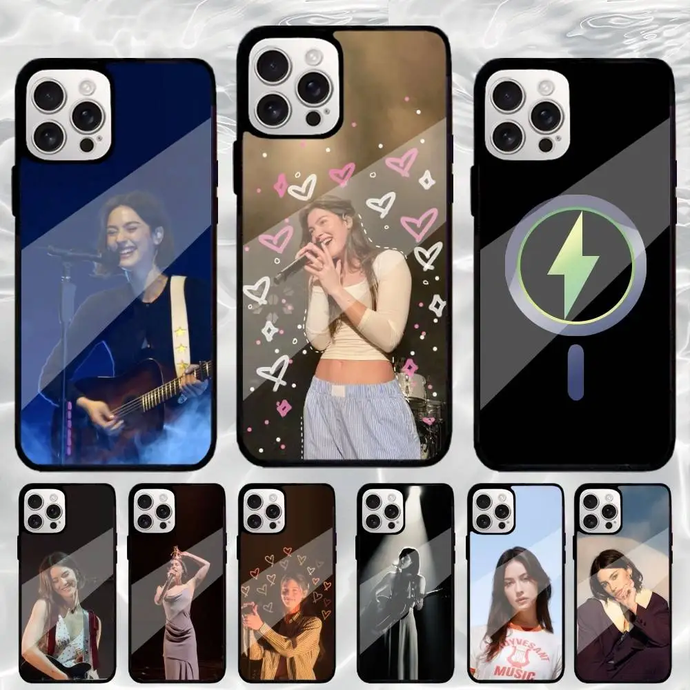 

G-Gracie Abrams Star Phone Case For iPhone17,16,15,14,13,12,11 Plus,Pro Max Magnetic For Magsafe Wireless Charging