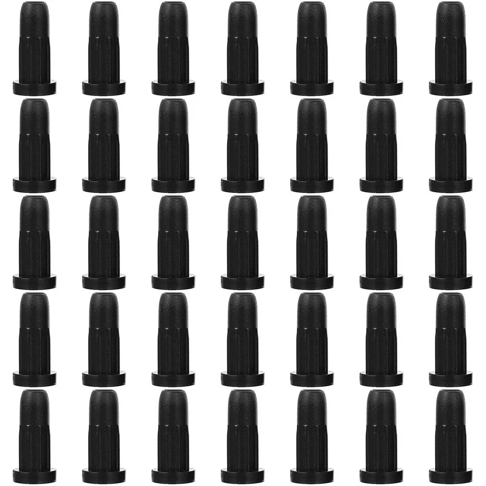 35 قطعة كرسي عجلة سدادة يغطي البلاستيك الأسطوانة الأكمام لكرسي مكتب عجلة دوارة حماية الطابق حامي الإنزلاق