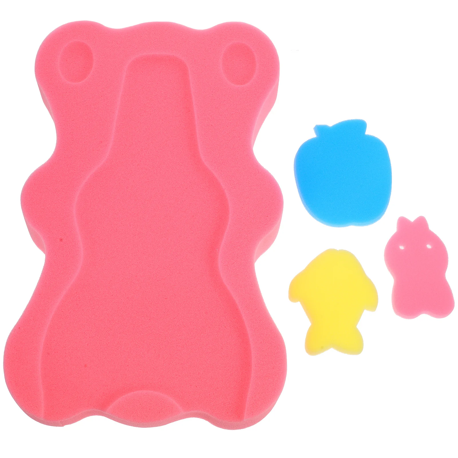 

Cartoon Bath Mat Strong Water Absorption Bubble Volume Non Slip Ergonomic Design Baby Bath Pad Newborn Cushion