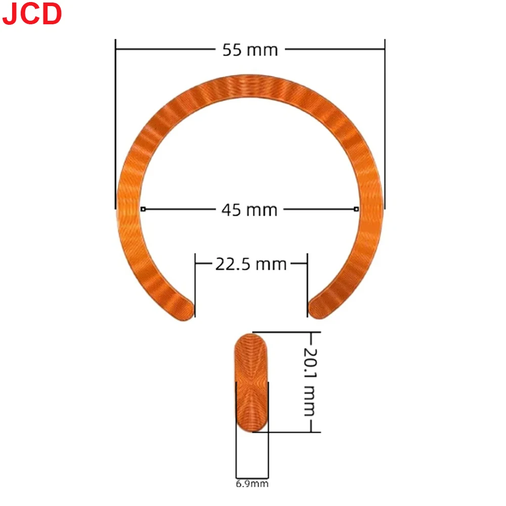 JCD 5 piezas para accesorios de teléfono Apple tiras magnéticas anillos magnéticos abiertos fundas de teléfono soportes magnéticos montados en coche