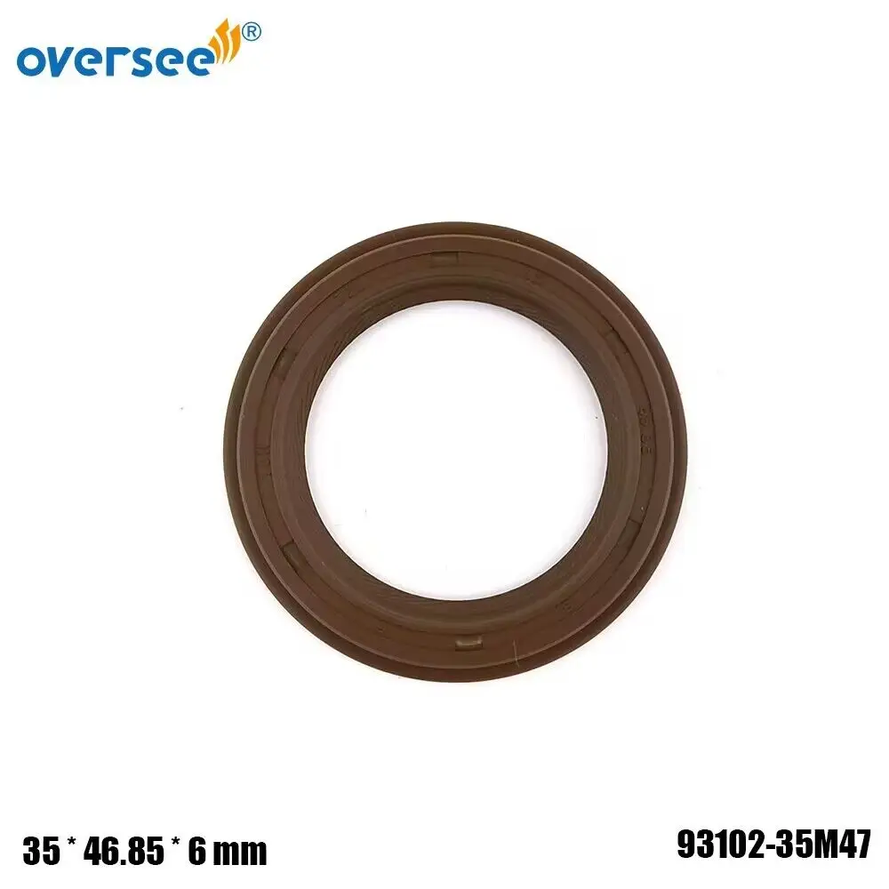 Oversee 93102-35M47 Oil Seal For Yamaha 4 Stroke Outboard F 25-30-40-50HP Motor 1998-200 93101-35002