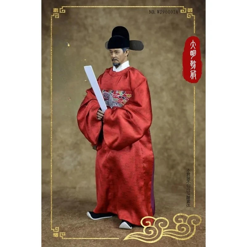 1/6 مقياس WJ90001 الزي الرسمي للرجال ملابس خدمة الضابط/الضابط سلالة مينغ مجموعة قديمة لشخصيات الحركة 12 بوصة لتقوم بها بنفسك