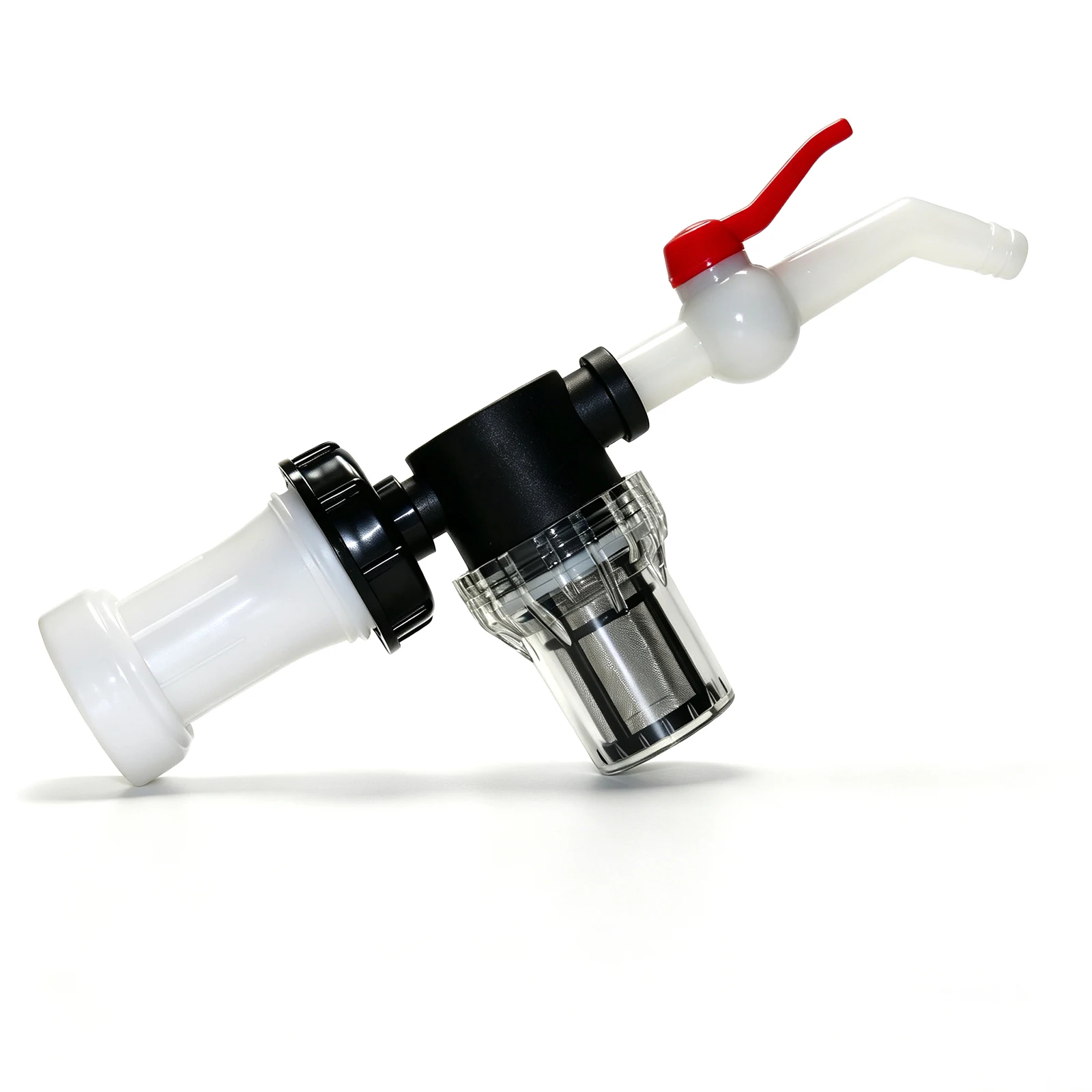 IBC Tote Tank Adapter Filter Set Tote Hose Adapter S60x6 Garden Hose Quick Connect Fittings 80 Mesh Strainer 1/2 Water Filter