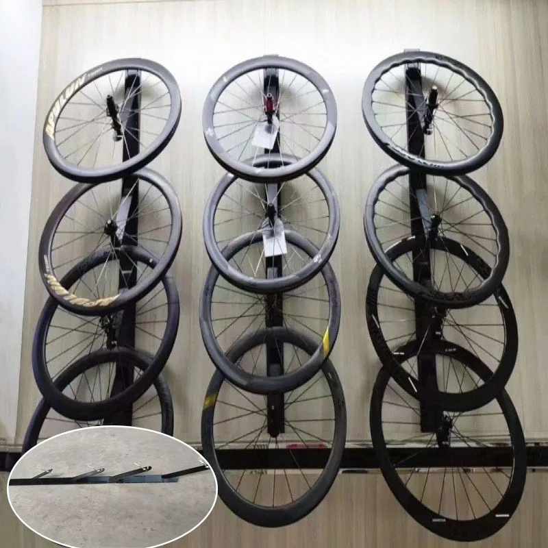 Mountain Road Bike Ring Wall Display Stand Sturdy Adjustable Durable Iron Stable Bicycle Racks Cycling Bicycle Accessories