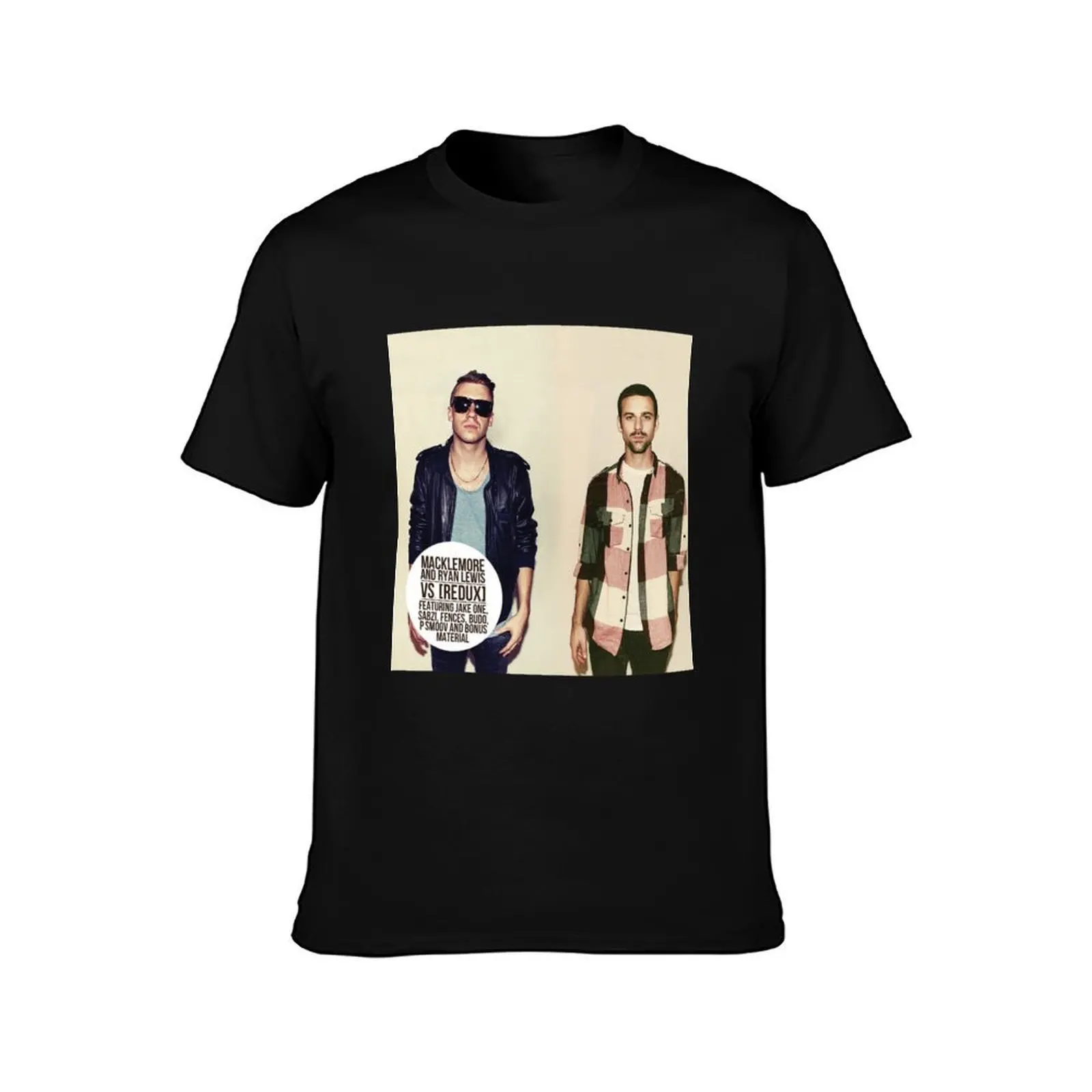 Macklemore & Ryan Lewis T-Shirt Non-Shrink Basic Cotton T-Shirt