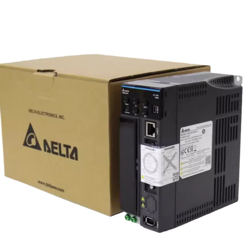 

Delta 400W ECM-B3M-C20604RS1 Servo Motor Complemented with ASD-B3-0421-L/0721-L Power Factor Controllers