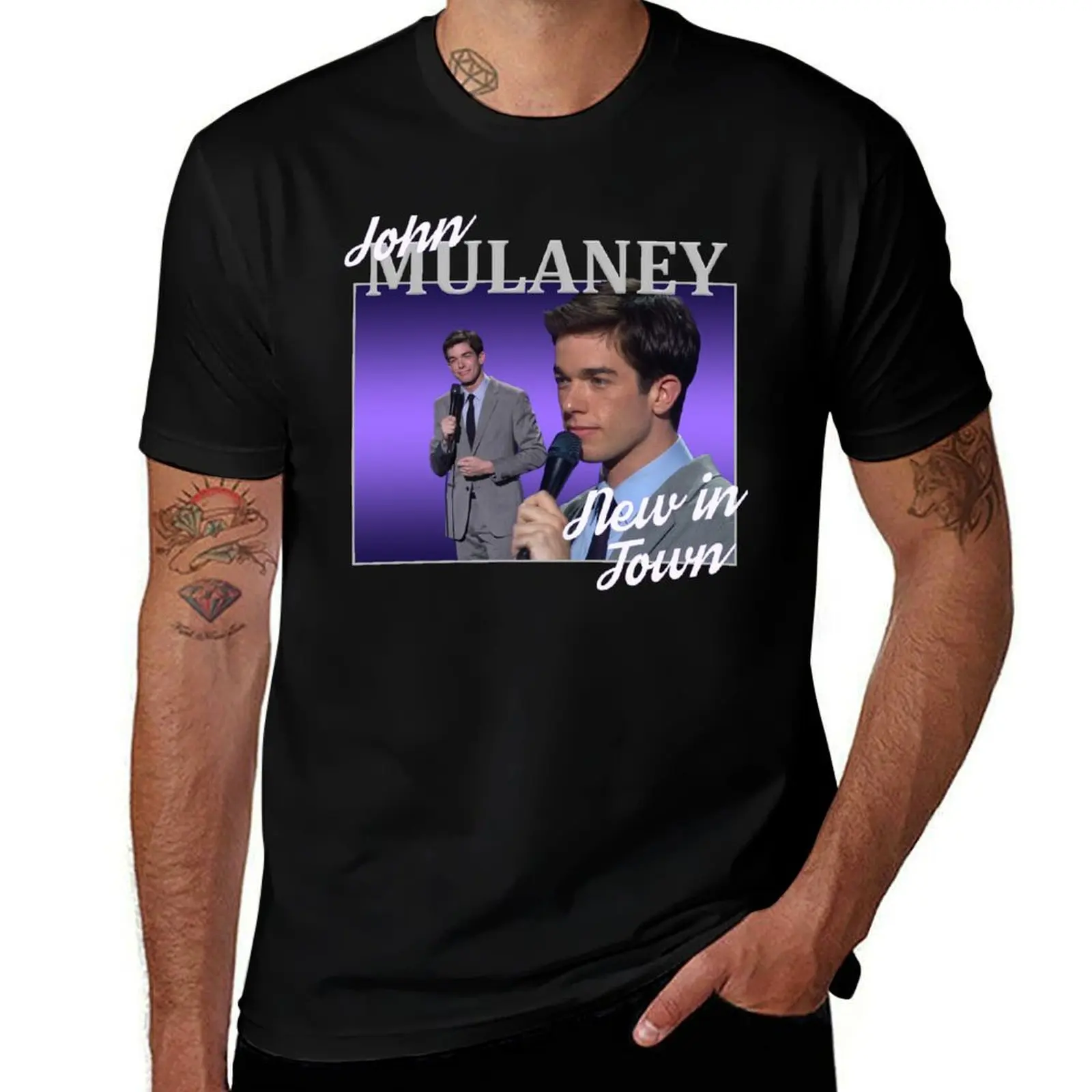 John Mulaney Homage T-Shirt Work Casual Loose Fit T-Shirt