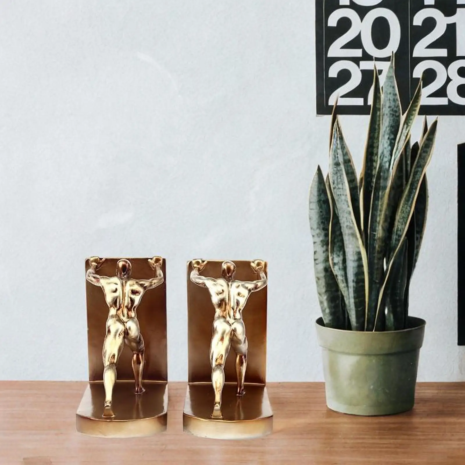 2-х предметные мужские декоративные фигурки на концах книг, креативная полка, декор для дома и офиса