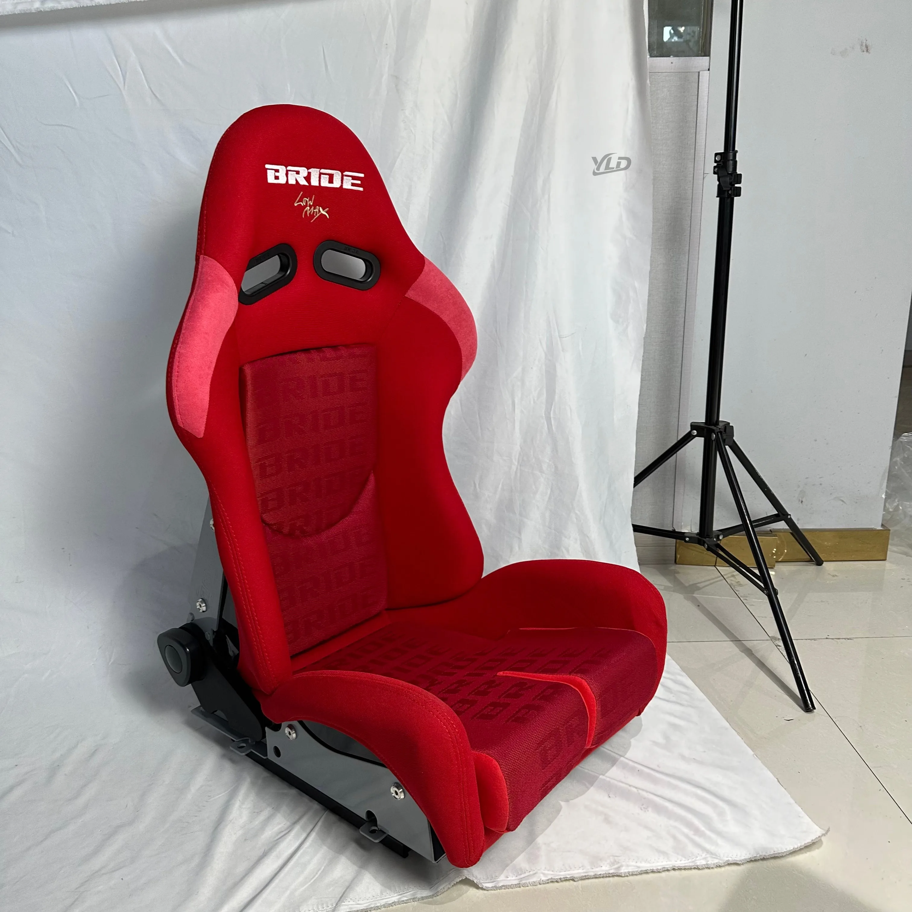 

Lowmax Adjustable Racing Seats Carbon Fiber Fiberglass CF Bucket Design Sports Cars Made Leather PVC