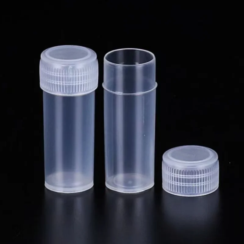 5ml Plastic Small Bottles Sample Pot 5g Mini Clear Packing Containers For Medicine Pill Liquid Powder Capsule Storage