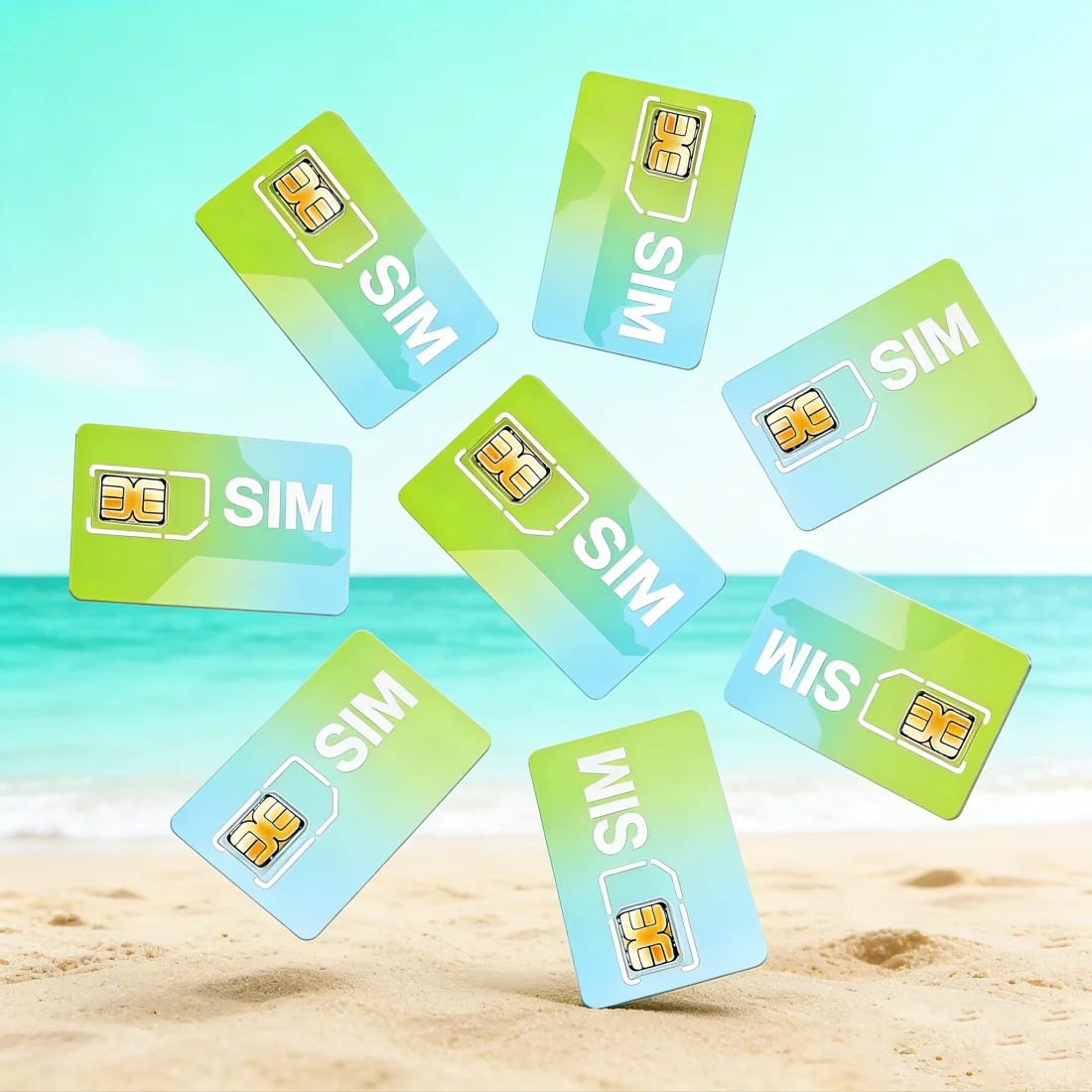Karta SIM 4G do lokalizatora GPS dla zwierząt, uniwersalna w Azji, 360MB danych, urządzenie IoT, sieć 2G/3G/4G, 360 dni obsługi dla lokalizatora GPS. — zdjęcie produktu 3