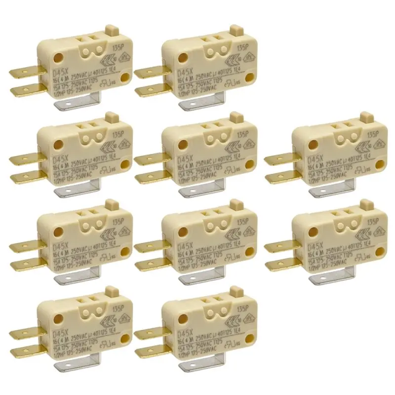 

Контактный выключатель ABKO для водонагревателей, сильноточный, 16А 250В, микропереключатель Cherry D45X