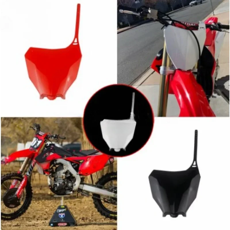 

Dirt Pit Bike Motorcycle Front Number Plate for Honda CRF250R CRF450R Motocross