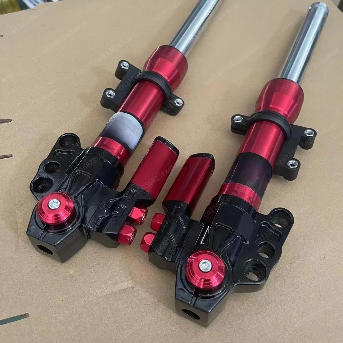 Universal Motorcycle Front Shock Absorber, 30‑Core 380mm 400mm 420mm for 125 Dirt Bike, Go‑Kart & Niu E‑Scooter