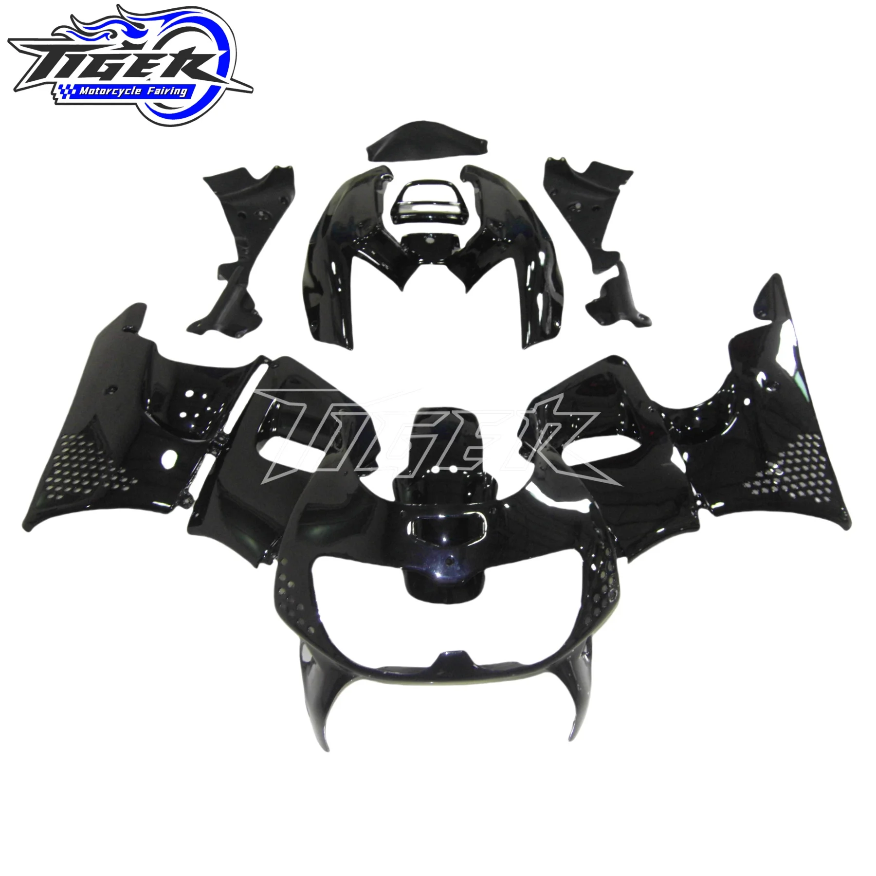 

Motorcycle Fairings Kit for HONDA CBR900RR 893 1992 1993 1994 1995 92-95 ABS Silver Black Bodywork Set