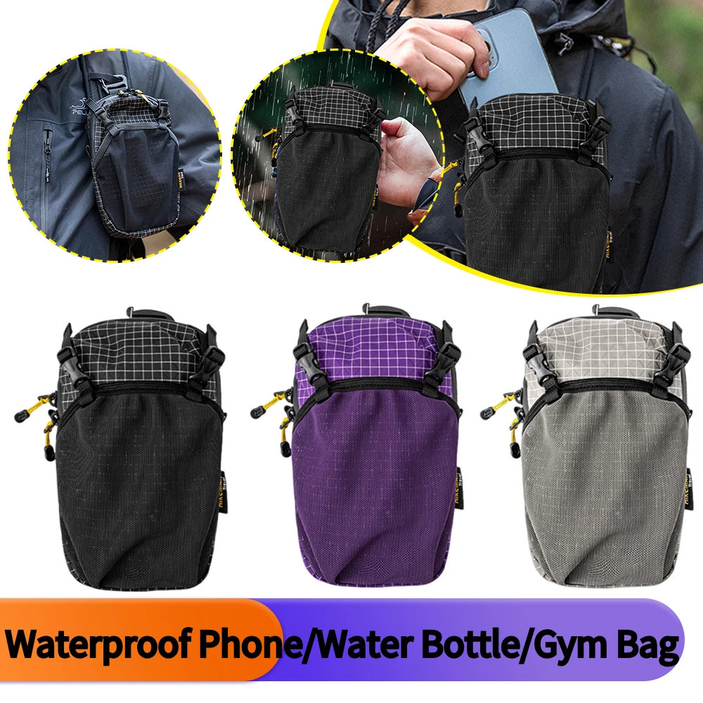 

Держатель для телефона Водонепроницаемая сумка-держатель для бутылки с водой Большая вместительная сумка для телефона Многофункциональная маленькая спортивная сумка для кемпинга и пешего туризма