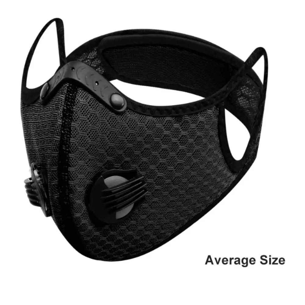 Maschera antipolvere ergonomica traspirante Morsetto per naso Maschera respiratoria regolabile Costruzione di filtri a carbone attivo riutilizzabili lavabili