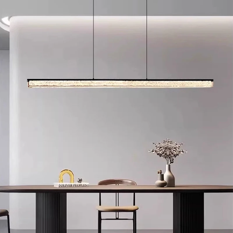 

Modern Crystal Pendant Lights Light Luxury LED Dining Pendant For Living Room Dining Room Study Interior Lighting Lampara Techo