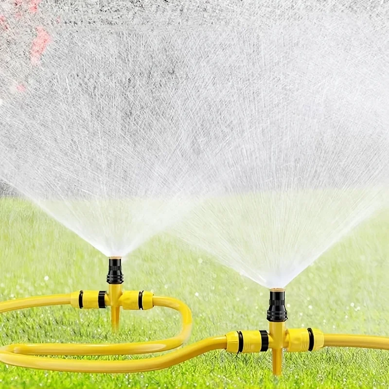 90 ° /180 ° /360 ° Verstellbarer Gartensprinkler mit 1/2 Zoll Schnellkupplungen, Wassersprinkler für Rasen, Hof und Außenbereich – Detail 1