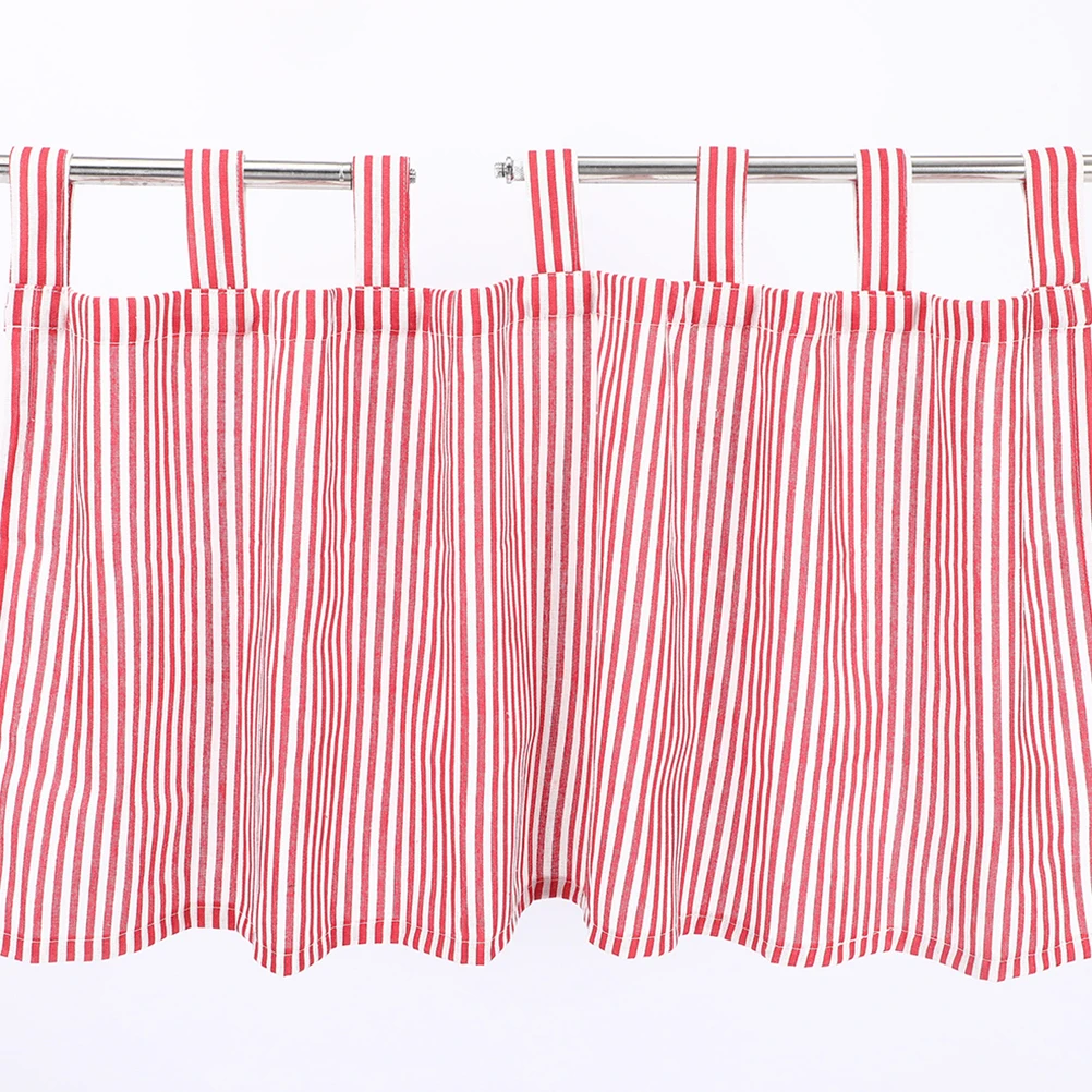 

High Quality Cloth Curtains Comfortable Smooth Striped Home Decor Bedroom Balcony Privacy Resistant Washing Design