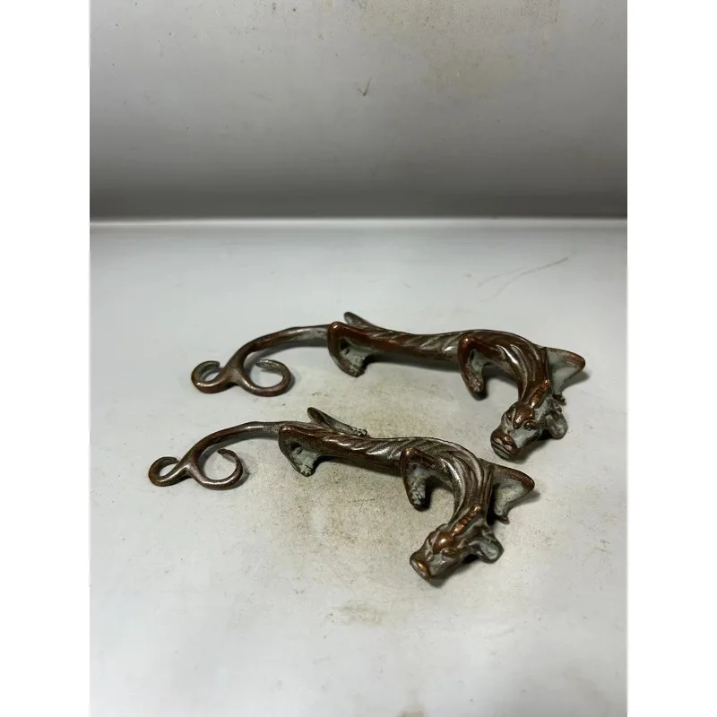 

Украшение Chilong в античном стиле, пресс-папье, держатель для ручек в форме дракона, пресс-папье для чая, домашнее украшение для рабочего стола, орнамент