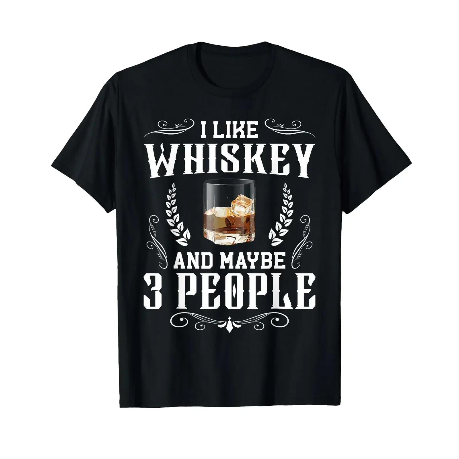 Islay Single Malt Whisky Drinker Ich Mag 3 People T Shirt vintage Washed Casual Breathable Stylish Stretched fashion graphic