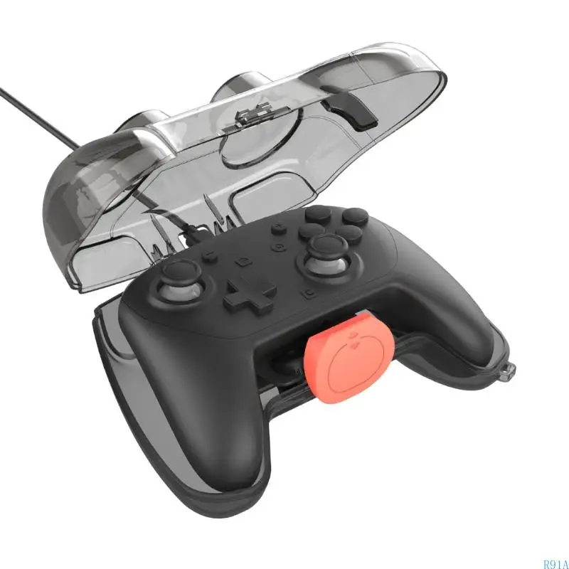 غطاء سكني R91A مقاوم للصدمات مع غطاء مقاوم للموانئ في الخدش لوحدة التحكم NS2 شريحة غطاء شفافية