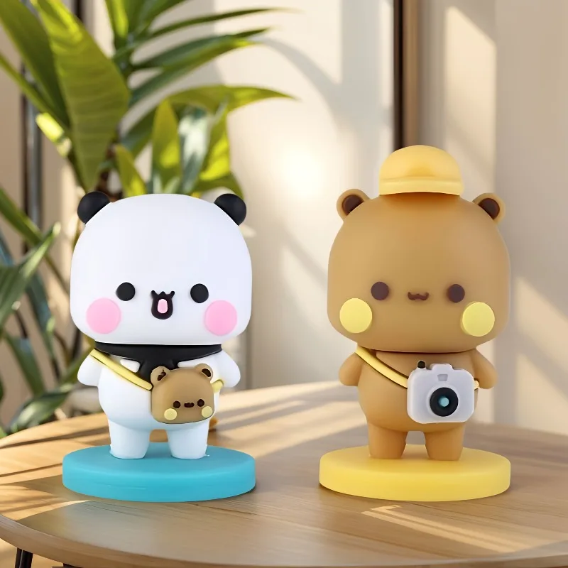 Cute Bubu Dudu Panda Bear Doll Cartoon Yier Bubu Souvenir Kawaii Small Gift Miniatures Animal Toy Home Decoration Birthday Gift